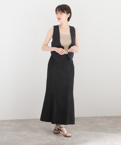 Noble（ノーブル）の「【LAURENCEBRAS】 クロップドジレ（その他アウター・レディース・ブラック・SMALL）」の2枚目の写真