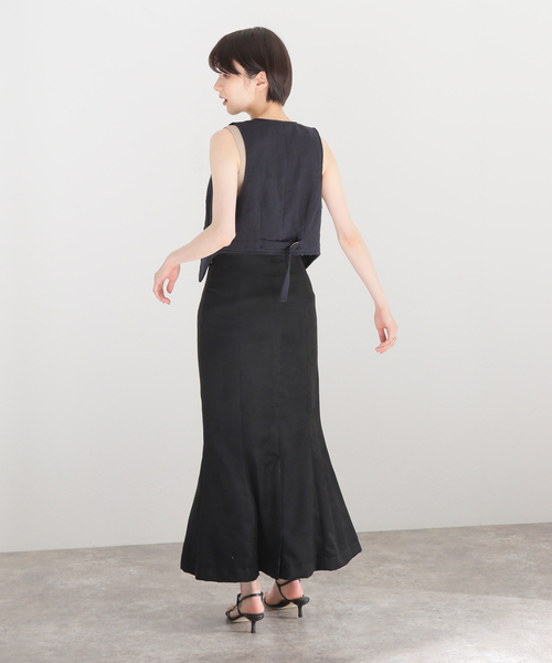 Noble（ノーブル）の「【LAURENCEBRAS】 クロップドジレ（その他アウター・レディース・ブラック・SMALL）」の3枚目の写真