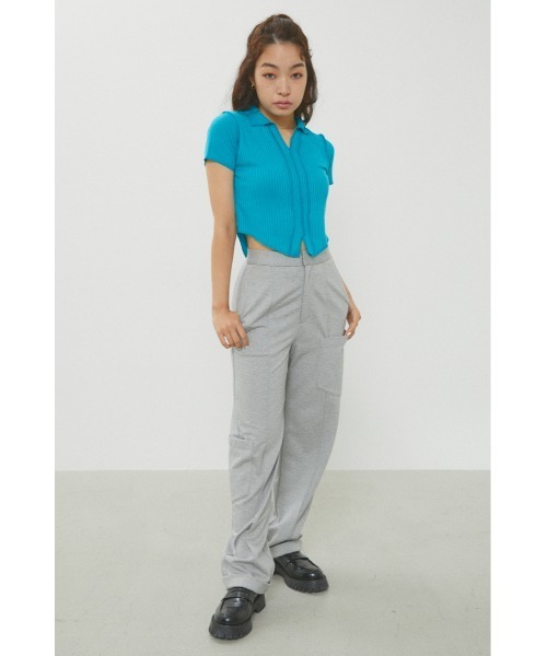 LAGUA GEM LEG LOOSE KNIT PT ラグアジェム パンツ