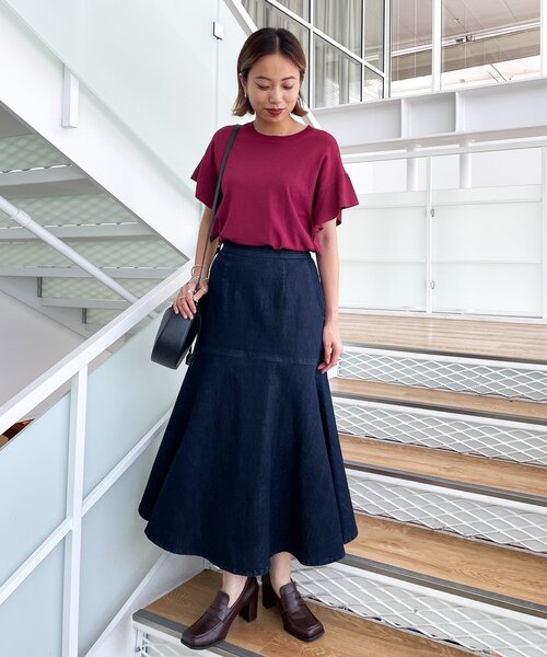 OPAQUE.CLIP（オペークドットクリップ）の「◆スクエアトゥヒールローファー（パンプス・レディース・ブラック/ダークブラウン・02/03）」の7枚目の写真