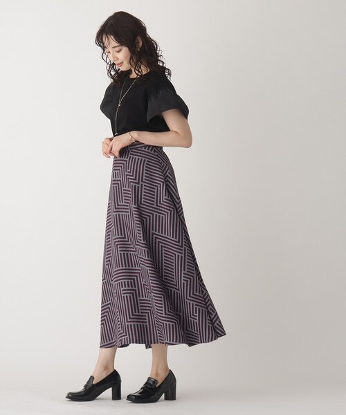 OPAQUE.CLIP（オペークドットクリップ）の「◆スクエアトゥヒールローファー（パンプス・レディース・ブラック/ダークブラウン・02/03）」の15枚目の写真