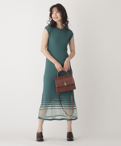 OPAQUE.CLIP（オペークドットクリップ）の「◆スクエアトゥヒールローファー（パンプス・レディース・ブラック/ダークブラウン・02/03）」の17枚目の写真