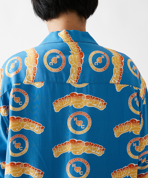 JOURNAL STANDARD（ジャーナルスタンダード）の「【ナカヨークシティ×JOURNAL STANDARD】SHIRT（シャツ/ブラウス・メンズ・ブラック/グレー/ブルー・MEDIUM/LARGE）」の5枚目の写真