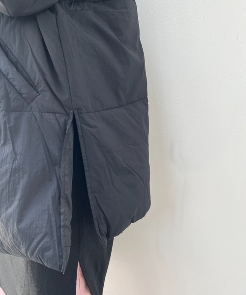 y/m by misato（イムバイミサト）の「ヴィンテージタフタスタンドカラージャケット（ダウンジャケット/コート・レディース・ブラック/カーキ/アイボリー・FREE）」の14枚目の写真