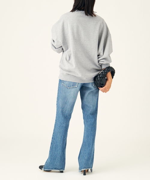 INSCRIRE(アンスクリア)の「《別注》【INSCRIRE /アンスクリア】LONG SLEEVE SWEATSHIRTS:スウェット(スウェット・レディース・ライトグレー/アイボリー・FREE)」の9枚目の写真