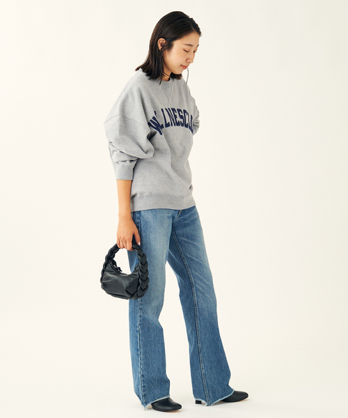 INSCRIRE(アンスクリア)の「《別注》【INSCRIRE /アンスクリア】LONG SLEEVE SWEATSHIRTS:スウェット(スウェット・レディース・ライトグレー/アイボリー・FREE)」の10枚目の写真