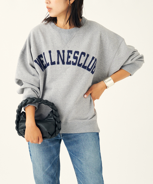INSCRIRE(アンスクリア)の「《別注》【INSCRIRE /アンスクリア】LONG SLEEVE SWEATSHIRTS:スウェット(スウェット・レディース・ライトグレー/アイボリー・FREE)」の12枚目の写真
