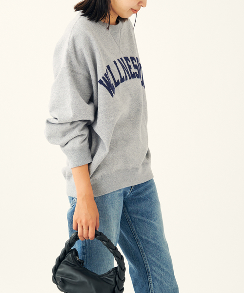 INSCRIRE(アンスクリア)の「《別注》【INSCRIRE /アンスクリア】LONG SLEEVE SWEATSHIRTS:スウェット(スウェット・レディース・ライトグレー/アイボリー・FREE)」の13枚目の写真
