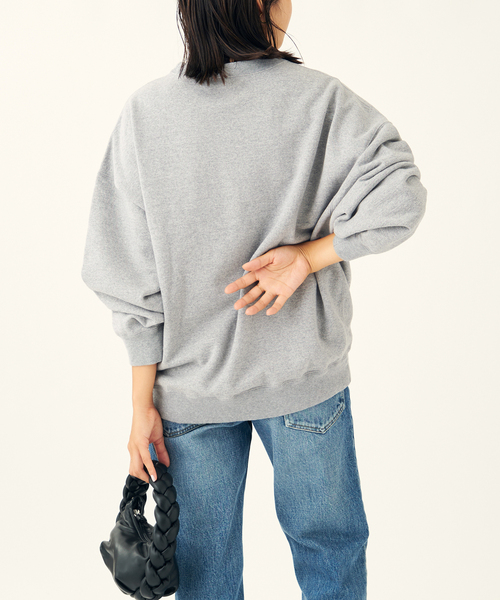 INSCRIRE(アンスクリア)の「《別注》【INSCRIRE /アンスクリア】LONG SLEEVE SWEATSHIRTS:スウェット(スウェット・レディース・ライトグレー/アイボリー・FREE)」の14枚目の写真