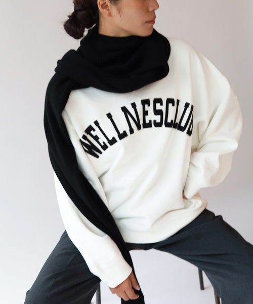 INSCRIRE(アンスクリア)の「《別注》【INSCRIRE /アンスクリア】LONG SLEEVE SWEATSHIRTS:スウェット(スウェット・レディース・ライトグレー/アイボリー・FREE)」の16枚目の写真