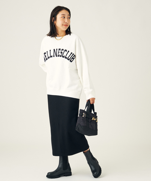 INSCRIRE(アンスクリア)の「《別注》【INSCRIRE /アンスクリア】LONG SLEEVE SWEATSHIRTS:スウェット(スウェット・レディース・ライトグレー/アイボリー・FREE)」の17枚目の写真