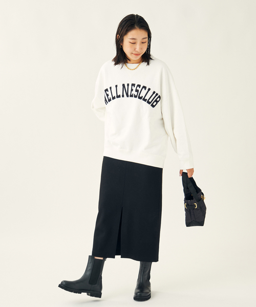 INSCRIRE(アンスクリア)の「《別注》【INSCRIRE /アンスクリア】LONG SLEEVE SWEATSHIRTS:スウェット(スウェット・レディース・ライトグレー/アイボリー・FREE)」の18枚目の写真