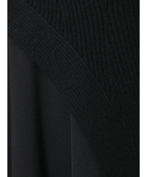 【美品】ELENDEEK エレンディーク マテリアルミックスニットワンピース ELENDEEK（エレンディーク）の「マテリアルミックスニット