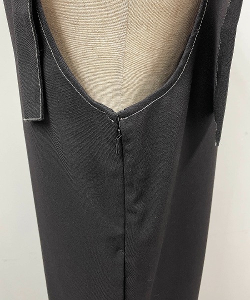 PICCIN（ピッチン）の「リボンサロペット（サロペット/オーバーオール・レディース・ブラック・M）」の8枚目の写真