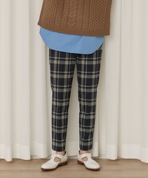 INED | 【冬の美脚パンツ】ウールミックステーパードパンツ 通勤 オフィスカジュアル  着回し抜群(その他パンツ)