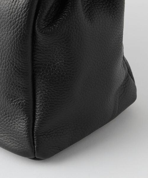 green label relaxing(グリーンレーベルリラクシング)の「< PRATO MADE IN ITALY > CLASIC トート バッグ LARGE(ショルダーバッグ・レディース・ブラック・FREE)」の6枚目の写真