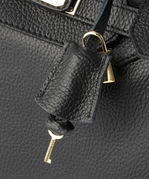 green label relaxing(グリーンレーベルリラクシング)の「< PRATO MADE IN ITALY > CLASIC トート バッグ LARGE(ショルダーバッグ・レディース・ブラック・FREE)」の8枚目の写真