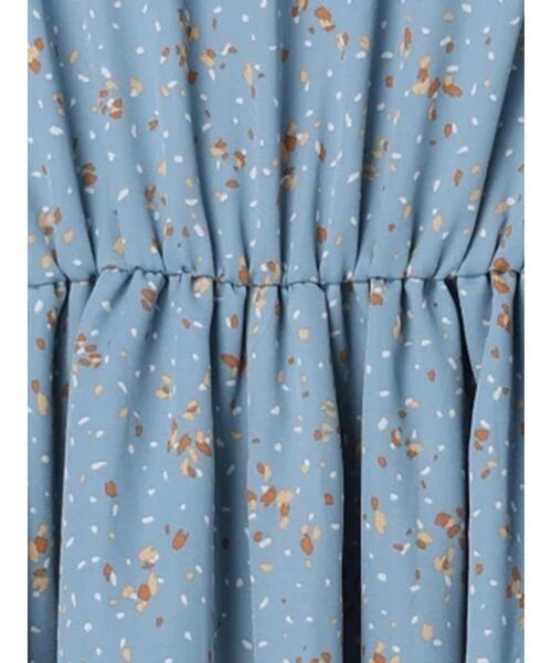 Te chichi TERRASSE（テチチテラス）の「ペイント柄プリントワンピース（ワンピース・レディース・グリーン/ネイビー/モカ・ﾌﾘ-）」の10枚目の写真