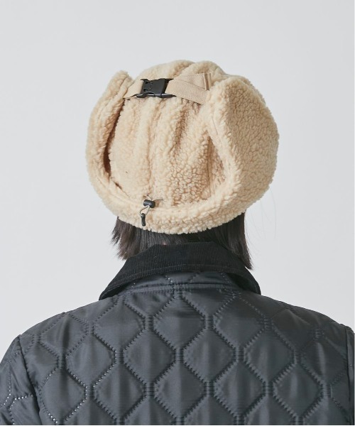 OVERRIDE（オーバーライド）の「OVERRIDE  RE:BOA TRAPPER SG（ハット・レディース・ライトベージュ/ブルー/キャメル・58cm）」の6枚目の写真