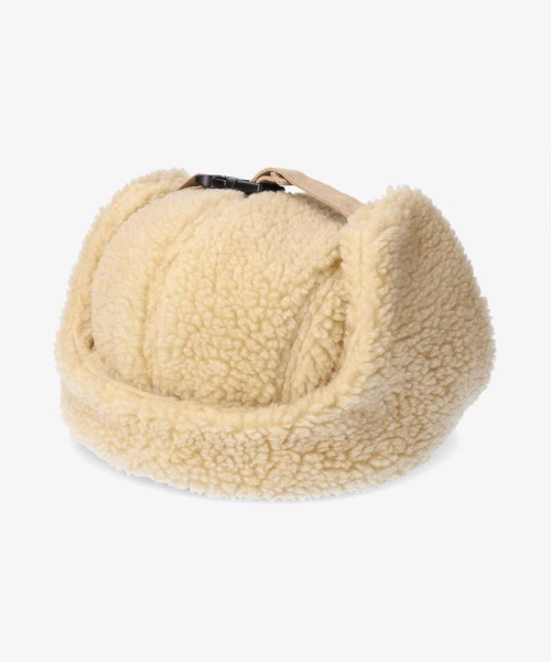 OVERRIDE（オーバーライド）の「OVERRIDE  RE:BOA TRAPPER SG（ハット・レディース・ライトベージュ/ブルー/キャメル・58cm）」の7枚目の写真