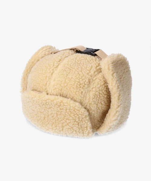 OVERRIDE（オーバーライド）の「OVERRIDE  RE:BOA TRAPPER SG（ハット・レディース・ライトベージュ/ブルー/キャメル・58cm）」の8枚目の写真