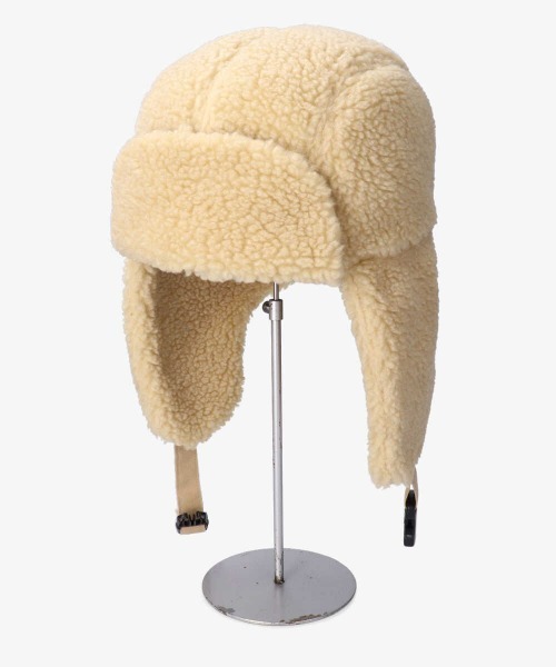 OVERRIDE（オーバーライド）の「OVERRIDE  RE:BOA TRAPPER SG（ハット・レディース・ライトベージュ/ブルー/キャメル・58cm）」の9枚目の写真