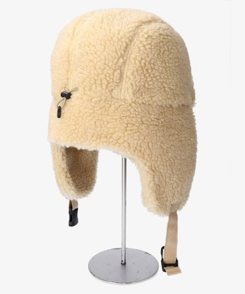 OVERRIDE（オーバーライド）の「OVERRIDE  RE:BOA TRAPPER SG（ハット・レディース・ライトベージュ/ブルー/キャメル・58cm）」の10枚目の写真