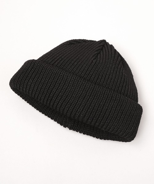 JOHN SMEDLEY CA4LA カシラ ブラック ニットビーニー ウール CA4LA（カシラ） ニット帽 ニットキャップ KNIT-OUTLAST メンズ