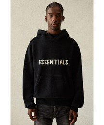 FOG ESSENTIALS/エッセンシャルズ FRONT LOGO HOODIE KNIT フロントロゴニットパーカー メンズ 秋物 秋服 2026年秋冬 冬服