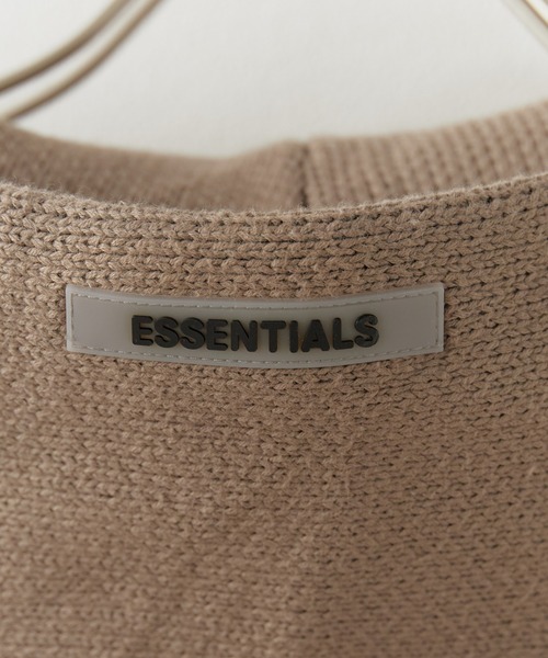 FOG ESSENTIALS（エフオージーエッセンシャルズ）の「FOG ESSENTIALS/エッセンシャルズ FRONT LOGO HOODIE KNIT フロントロゴニットパーカー（ニット/セーター・メンズ・ブラック/ベージュ/ダークベージュ・S/M/L/XL）」の21枚目の写真