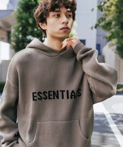 セール】FOG ESSENTIALS/エッセンシャルズ FRONT LOGO HOODIE KNIT