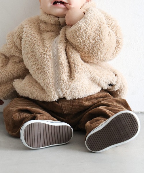 PUPPAPUPO(プッパプーポ)の「タック テーパード パンツ(その他パンツ・キッズ・ブラウン/ブラック/グリーン/ライトベージュ・120/130/140/110/100/90/80)」の2枚目の写真