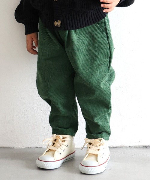 PUPPAPUPO(プッパプーポ)の「タック テーパード パンツ(その他パンツ・キッズ・ブラウン/ブラック/グリーン/ライトベージュ・120/130/140/110/100/90/80)」の4枚目の写真