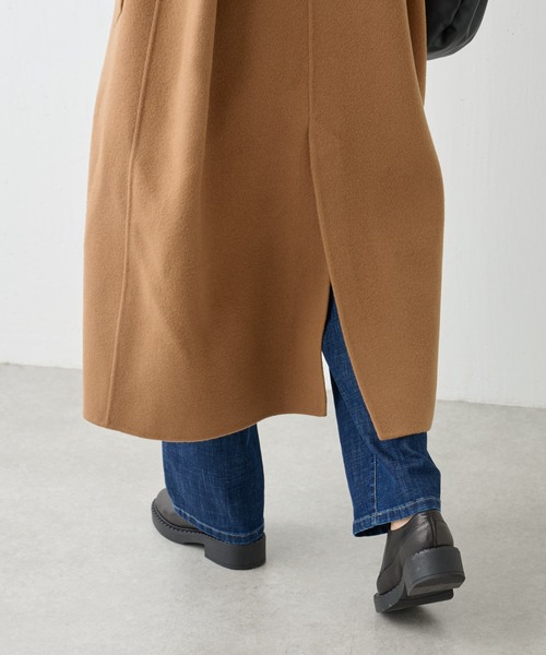 BEARDSLEY(ビアズリー)の「ロングリバーチェスターコート(チェスターコート・レディース・ネイビー/キャメル・FREE)」の16枚目の写真