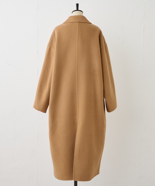 BEARDSLEY(ビアズリー)の「ロングリバーチェスターコート(チェスターコート・レディース・ネイビー/キャメル・FREE)」の9枚目の写真