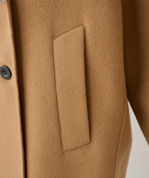 BEARDSLEY(ビアズリー)の「ロングリバーチェスターコート(チェスターコート・レディース・ネイビー/キャメル・FREE)」の21枚目の写真