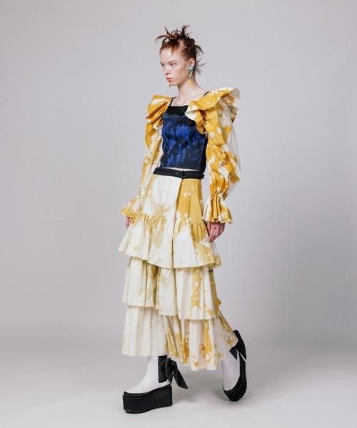 【新品】NON TOKYO ノントーキョー　ネットフリルアームスリーブ 新品】NON TOKYO ノントーキョー ネットフリルアームスリーブ 新品