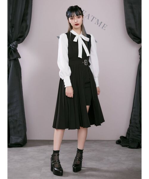 EATME(イートミー)の「ダブルTストラップパンプス(パンプス・レディース・ブラック/その他1/バーガンディー・S/M/L)」の20枚目の写真