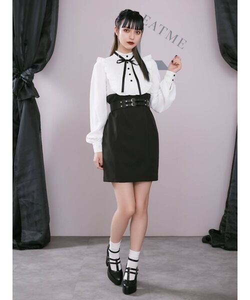 EATME(イートミー)の「ダブルTストラップパンプス(パンプス・レディース・ブラック/その他1/バーガンディー・S/M/L)」の21枚目の写真