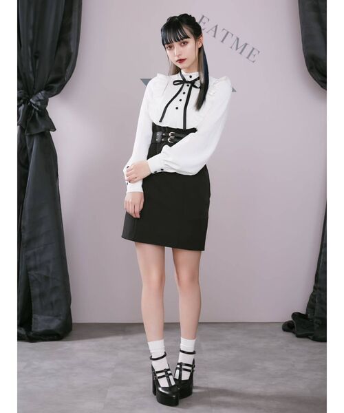 EATME(イートミー)の「ダブルTストラップパンプス(パンプス・レディース・ブラック/その他1/バーガンディー・S/M/L)」の22枚目の写真