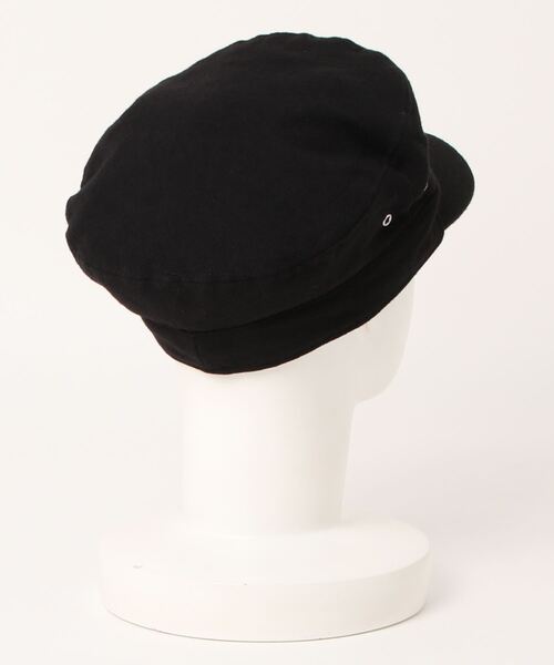 Mila Owen（ミラオーウェン）の「アイレットウール混キャスケット（キャスケット・レディース・グレー/ブラック・FREE）」の3枚目の写真