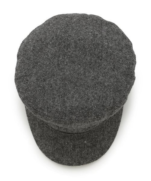 Mila Owen（ミラオーウェン）の「アイレットウール混キャスケット（キャスケット・レディース・グレー/ブラック・FREE）」の7枚目の写真