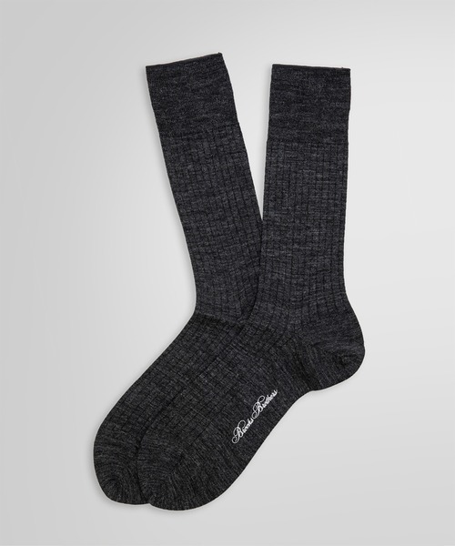 BROOKS BROTHERS(ブルックスブラザーズ)の「ウールブレンド ドレスソックス(ソックス/靴下・メンズ・ブラック/ブラウン/ネイビー/チャコール・ONE SIZE)」の2枚目の写真