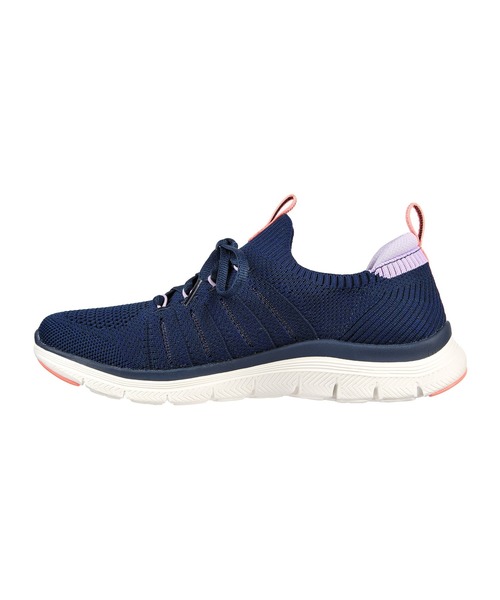 SKECHERS(スケッチャーズ)の「SKECHERS FLEX APPEAL 4.0 - SIMPLEJOJY / スケッチャーズ フレックス アピール 4.0 - シンプルジョイ(スリッポン・レディース・ネイビー×ホワイト・22cm/22.5cm/25cm/25.5cm/26cm/26.5cm/27cm)」の4枚目の写真