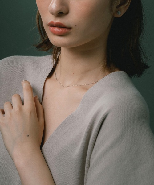 VATSURICA(バツリカ)の「〈VATSURICA〉silver925 / 金属アレルギー対応 / シンプルチェーンネックレス1(ネックレス・レディース・シルバー/ゴールド・FREE)」の4枚目の写真