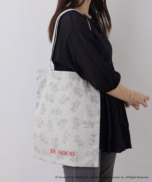 BIRTHDAY BAR（バースデイバー）の「「E.T.」トートバッグ（トートバッグ・レディース・ナチュラル/グレー・フリー）」の3枚目の写真