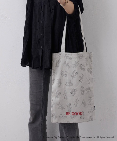 BIRTHDAY BAR（バースデイバー）の「「E.T.」トートバッグ（トートバッグ・レディース・ナチュラル/グレー・フリー）」の5枚目の写真