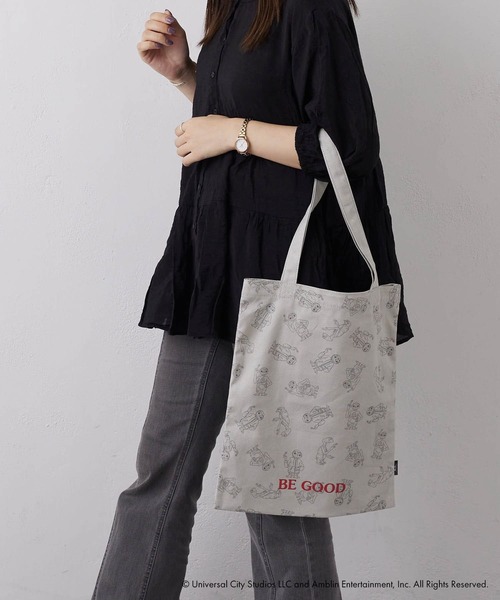 BIRTHDAY BAR（バースデイバー）の「「E.T.」トートバッグ（トートバッグ・レディース・ナチュラル/グレー・フリー）」の7枚目の写真