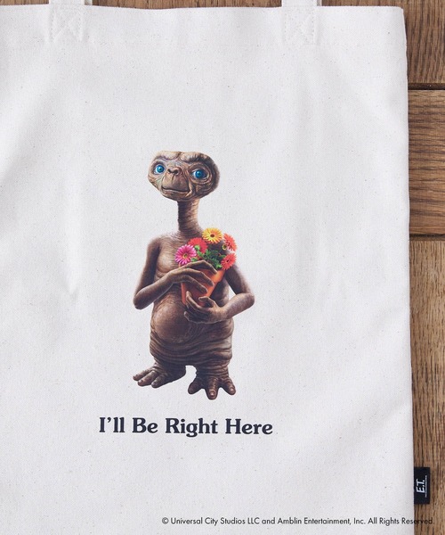 BIRTHDAY BAR（バースデイバー）の「「E.T.」トートバッグ（トートバッグ・レディース・ナチュラル/グレー・フリー）」の17枚目の写真