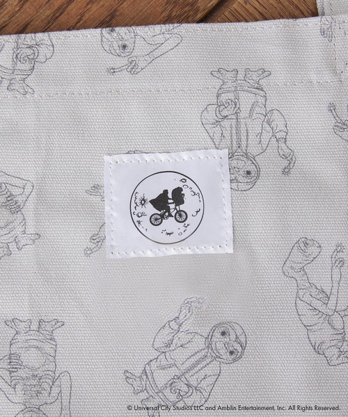 BIRTHDAY BAR（バースデイバー）の「「E.T.」トートバッグ（トートバッグ・レディース・ナチュラル/グレー・フリー）」の16枚目の写真